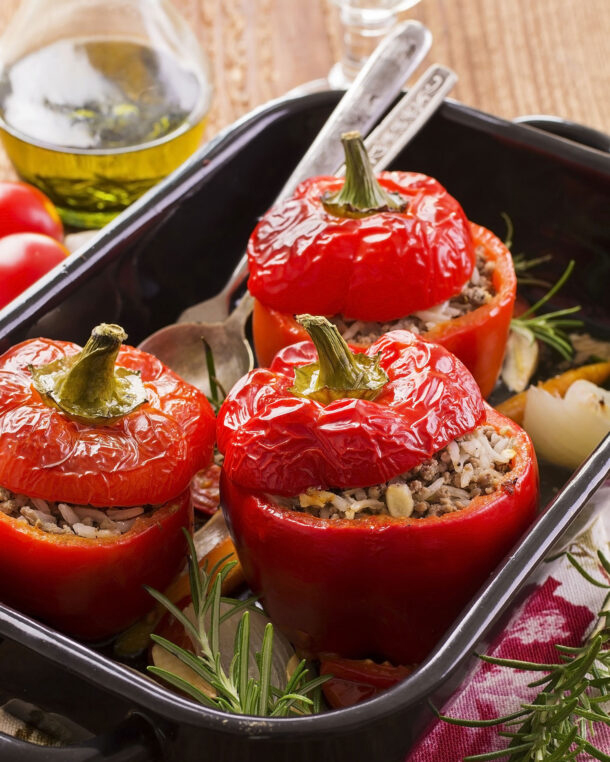 Peppers in Greek cuisine