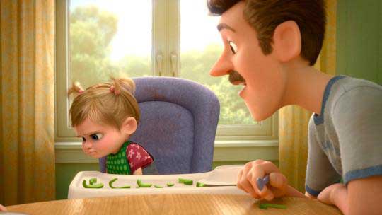 Green Bell Peppers as seen in the Japanese Version of Disney's Inside Out